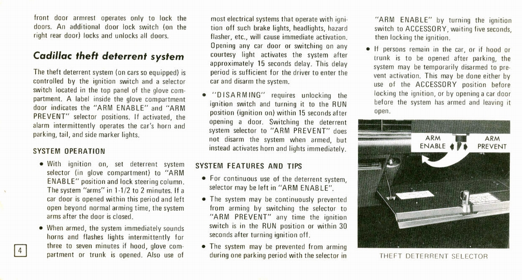 1973 Cadillac Owners Manual Page 29